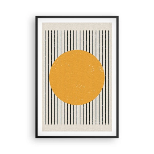 Poster în ramă neagră - Puterea simplității - 61x91 cm