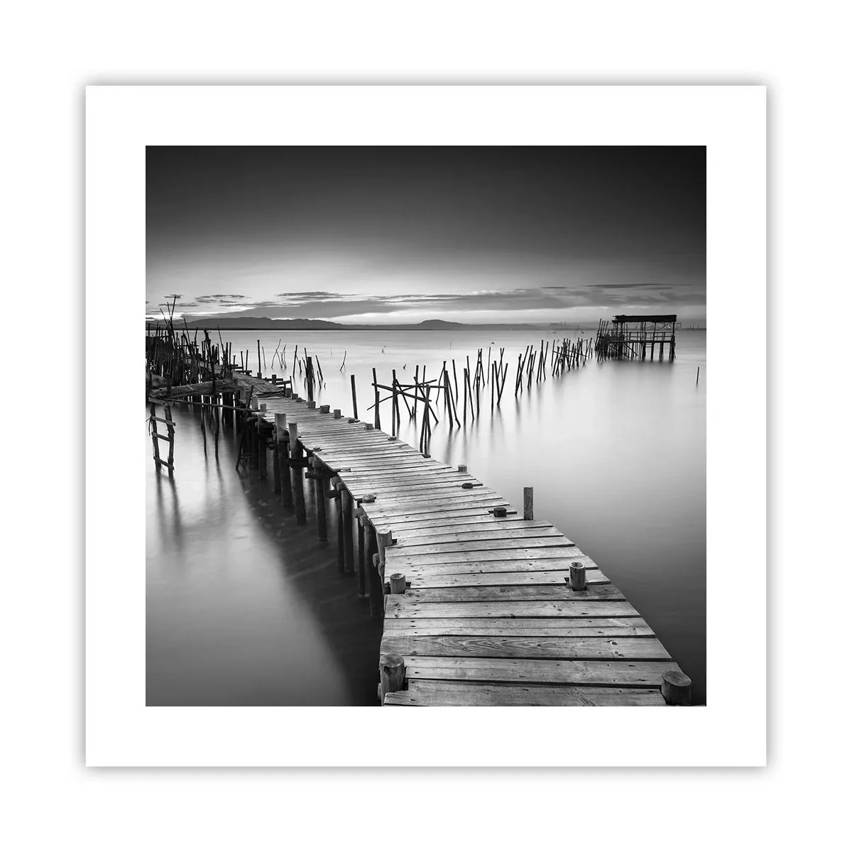 Poster - Liniștea unui țărm uitat - 40x40 cm