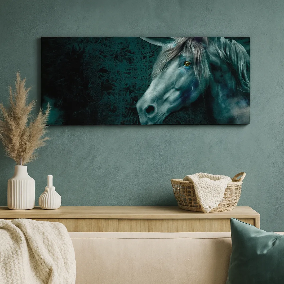 Tablou pe pânză - Într-o pădure de basm - 30x30 cm