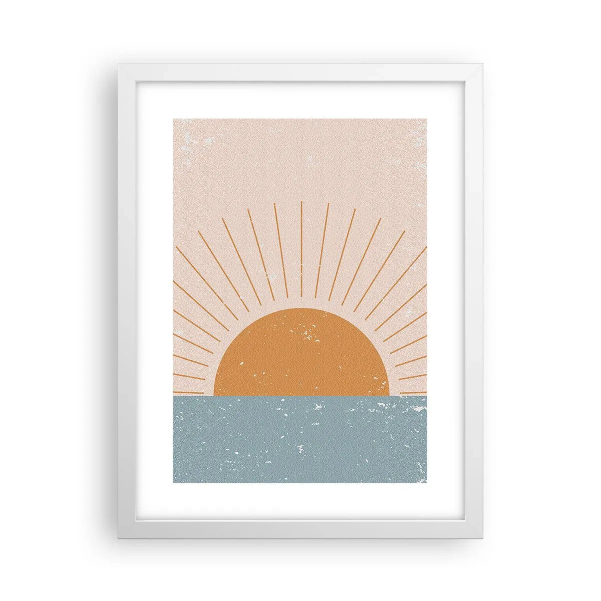 Poster în ramă albă - Un miracol zilnic - 30x40 cm