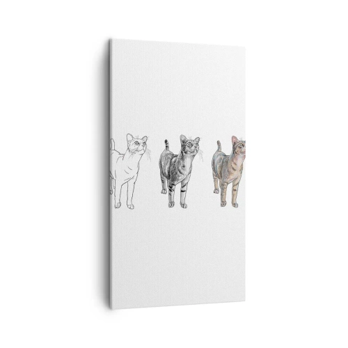 Tablou pe pânză - Lecție de desen - 45x80 cm