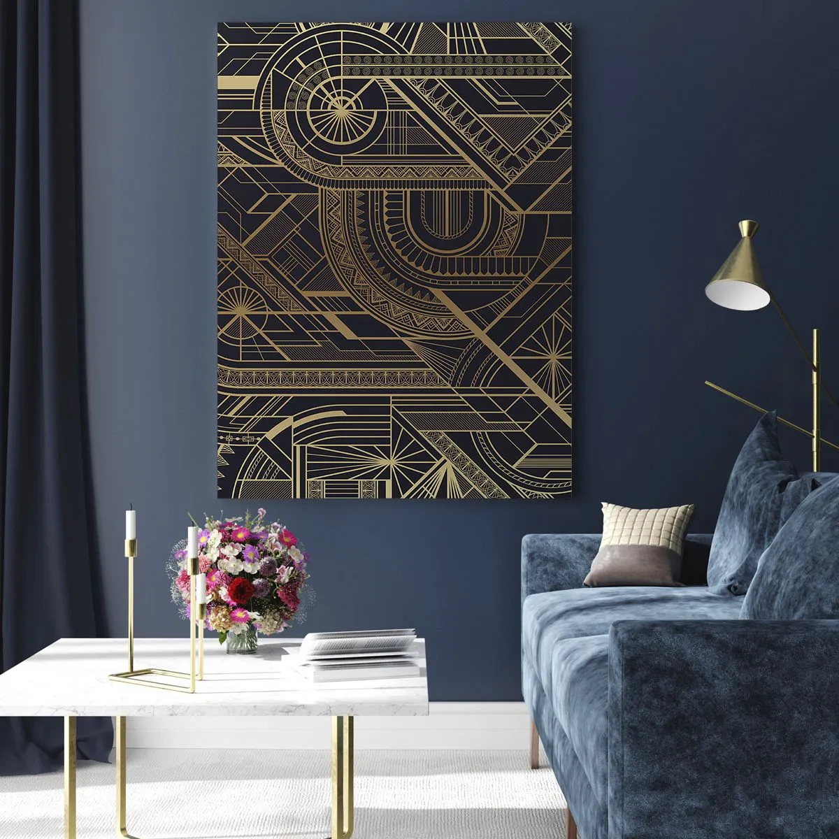 Tablou pe sticlă - Concepte, idei, planuri - 50x70 cm