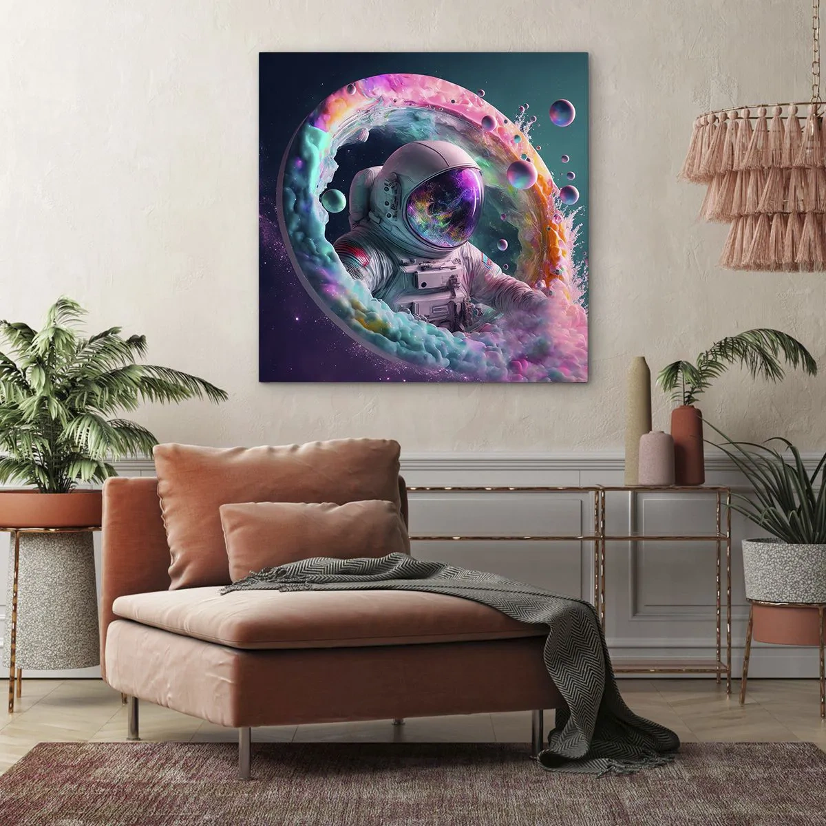 Tablou pe pânză - Poarta stelară  - 60x60 cm