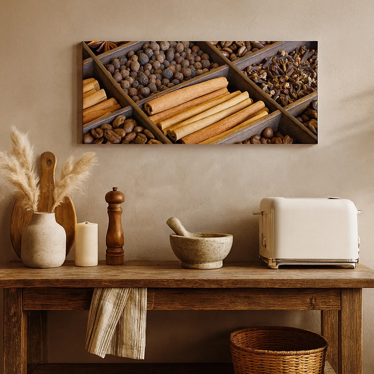 Tablou pe pânză - Tezaur de arome - 30x30 cm