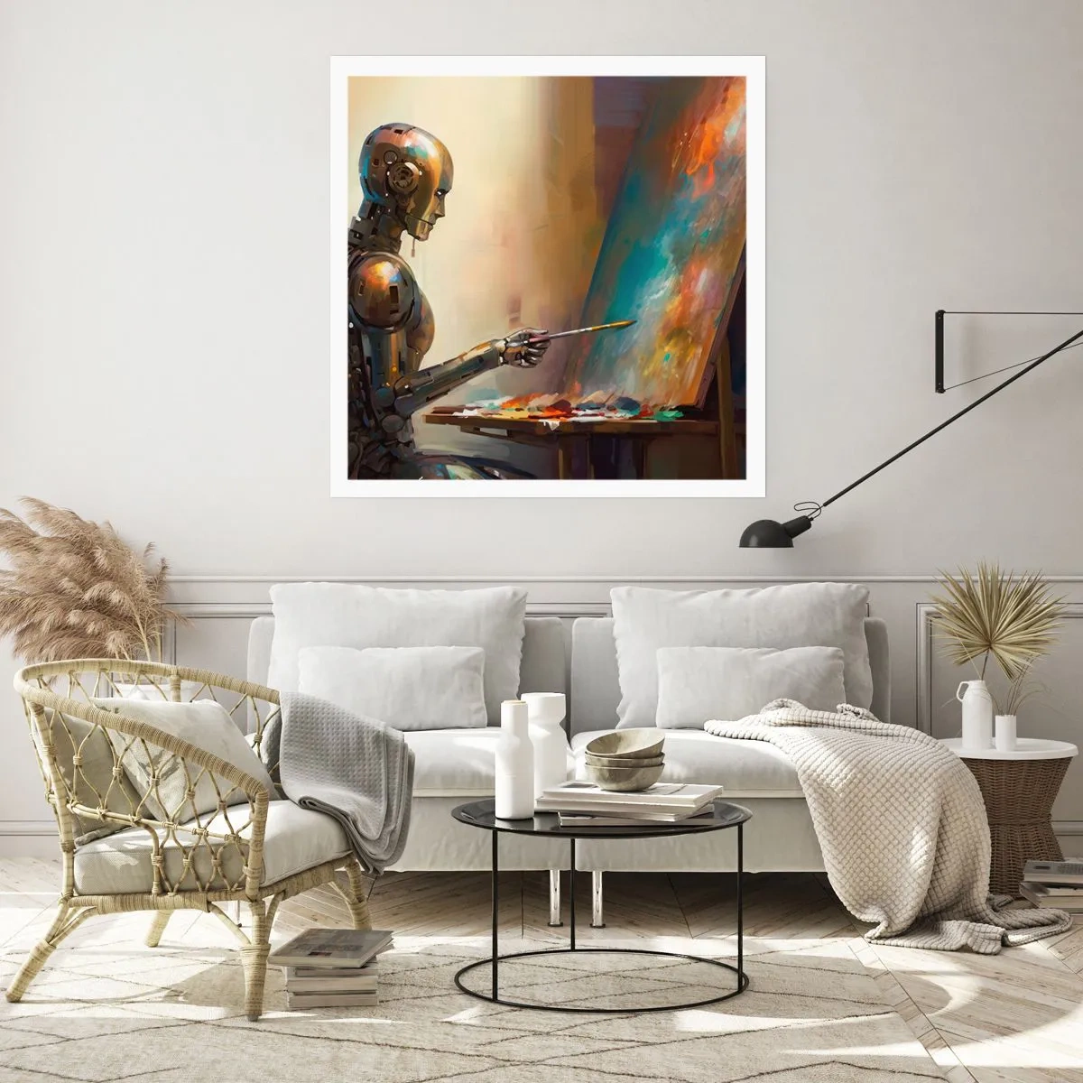 Poster - Arta viitorului - 40x40 cm