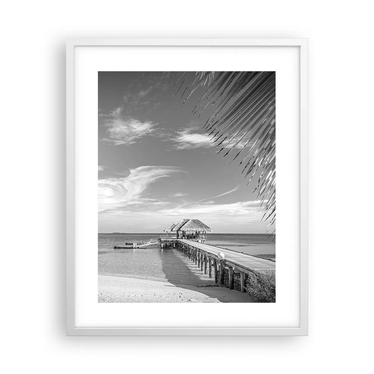 Poster în ramă albă - O amintire sau un vis? - 40x50 cm