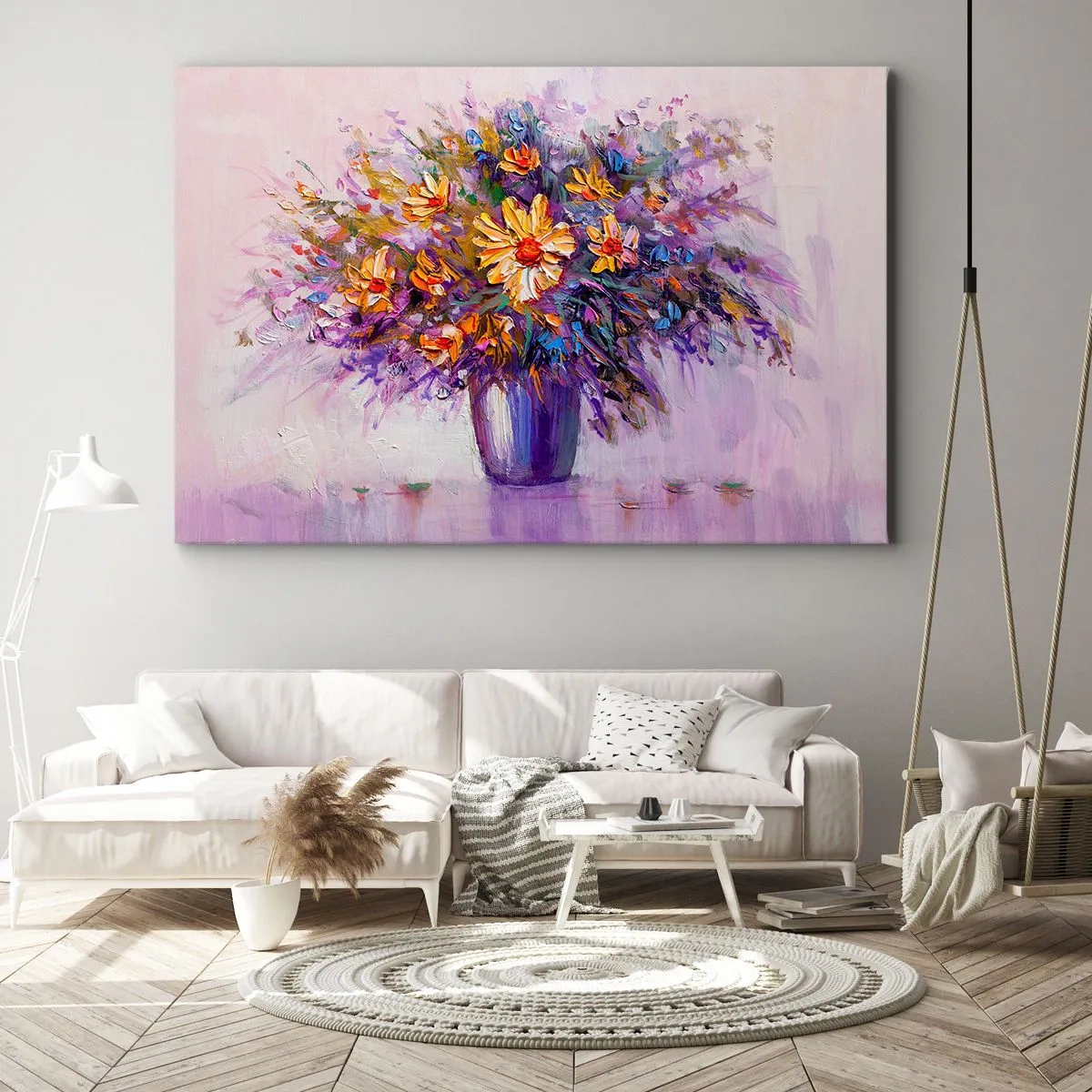 Tablou pe pânză - Miroase dulce, arată dulce - 70x50 cm