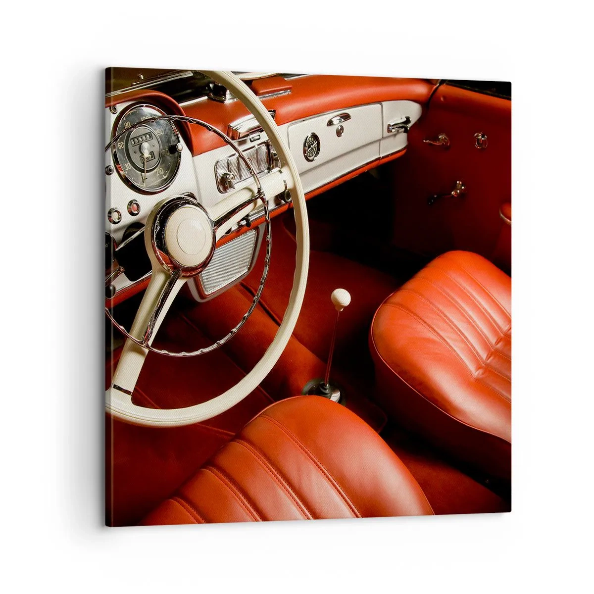 Tablou pe pânză - Lux în stil vintage - 60x60 cm