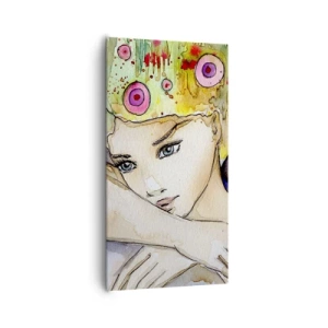 Tablou pe pânză - Prințesa fluture - 65x120 cm