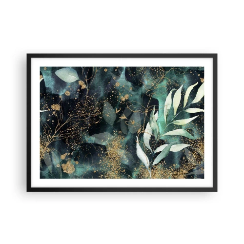 Poster în ramă neagră - Grădina fermecată - 70x50 cm