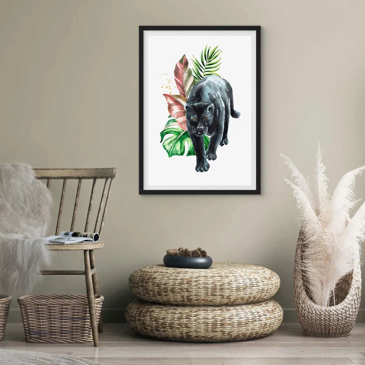 Poster în ramă neagră - Sălbăticia inimii - 61x91 cm