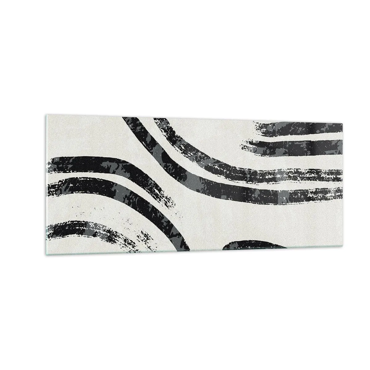 Tablou pe sticlă - Pe jumătate oprit - 100x40 cm