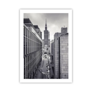 Poster - Vale citadină din Varșovia - 50x70 cm