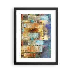 Poster în ramă neagră - Metropola însorită - 30x40 cm