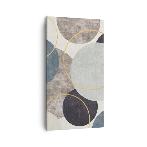 Tablou pe pânză - Roată cu roată - 45x80 cm