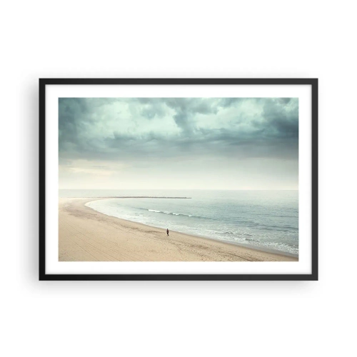 Poster în ramă neagră - Căutând liniștea - 70x50 cm