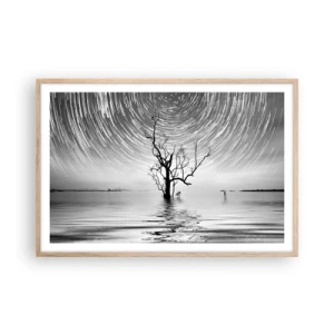 Poster în ramă de stejar deschis - O simfonie a naturii - 91x61 cm