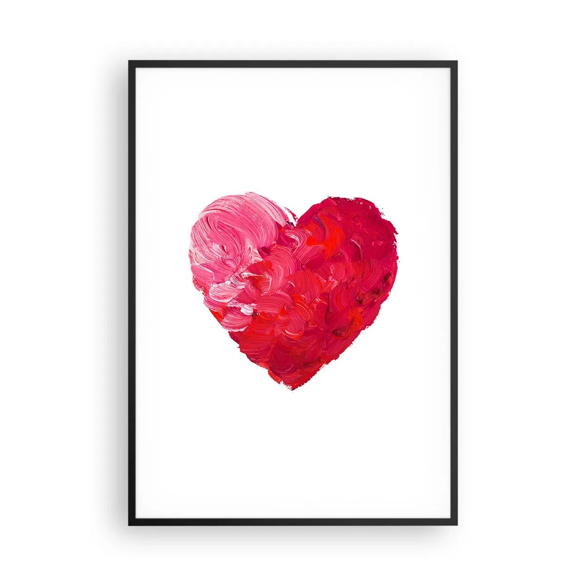 Poster în ramă neagră - All you need is love - 70x100 cm