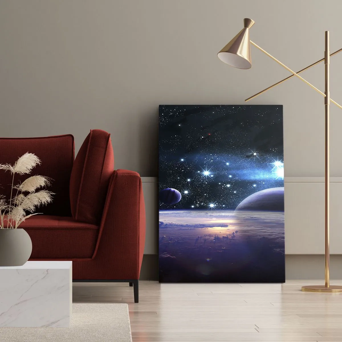 Tablou pe pânză - Tot singuri? - 70x100 cm
