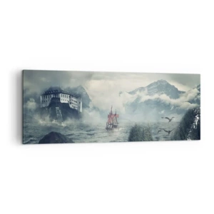 Tablou pe pânză - Pe ape magice - 140x50 cm