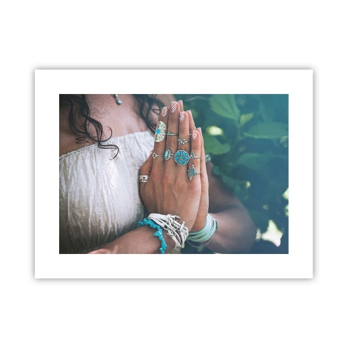 Poster - Bine ați venit în centrul ființei - 40x30 cm