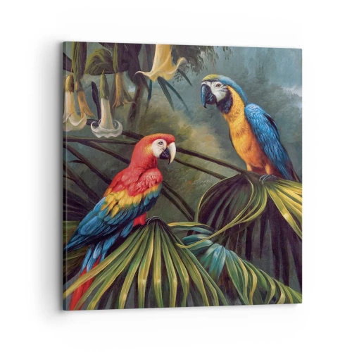 Tablou pe pânză - Romantismul la tropice - 70x70 cm