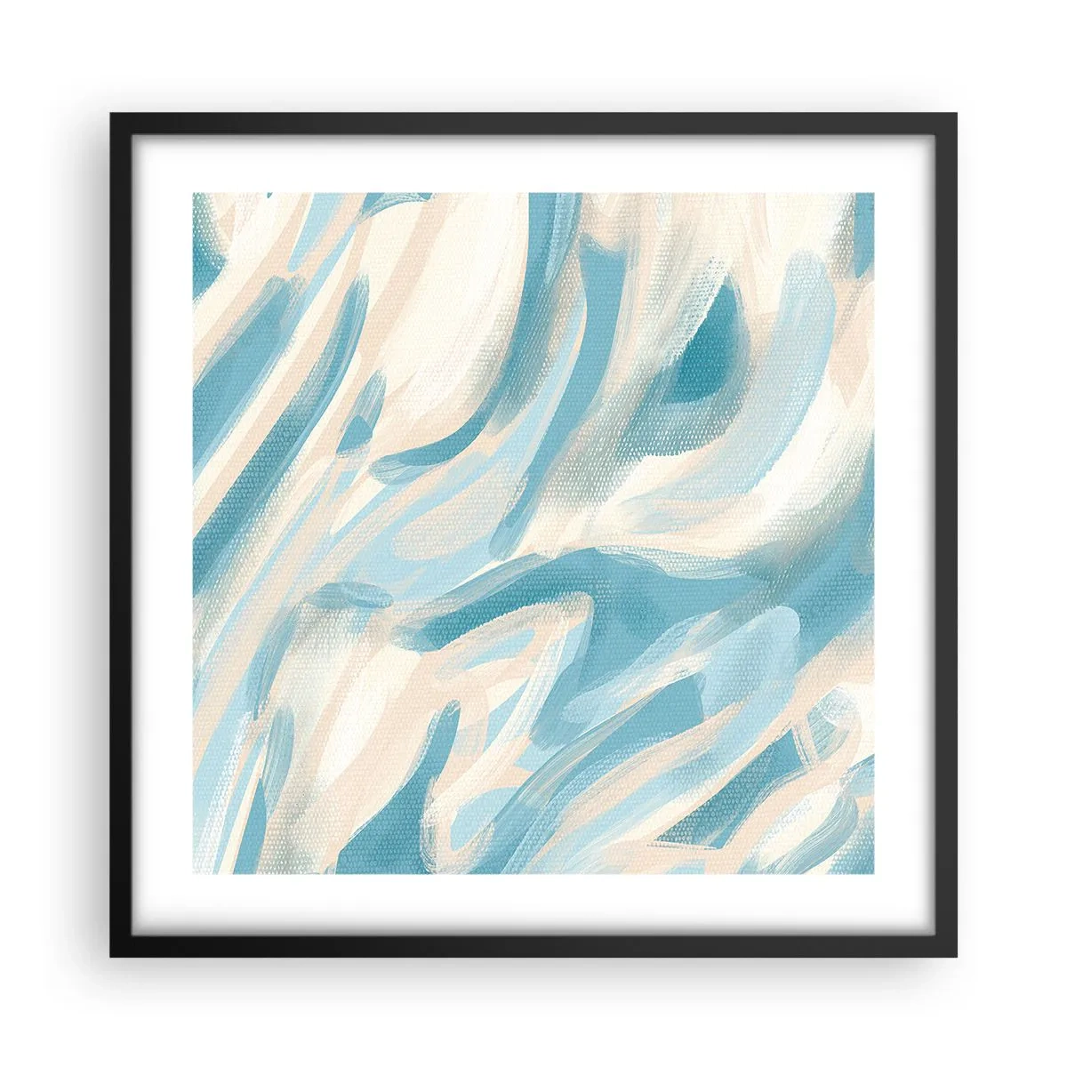 Poster în ramă neagră - Brize de primăvară - 50x50 cm