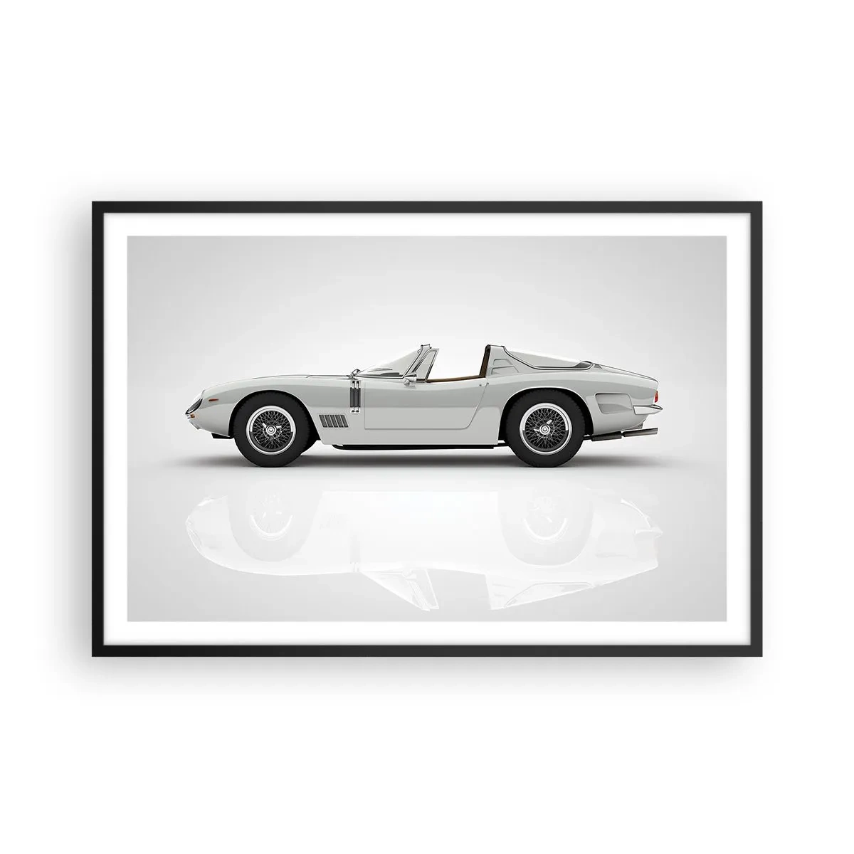 Poster în ramă neagră - Promisiunea distracției - 91x61 cm