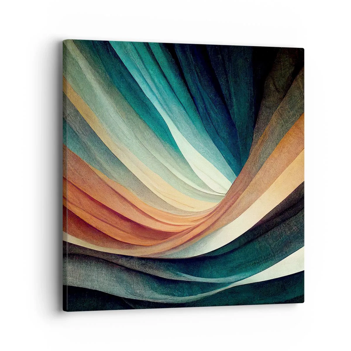 Tablou pe pânză - Țesute din culori - 40x40 cm