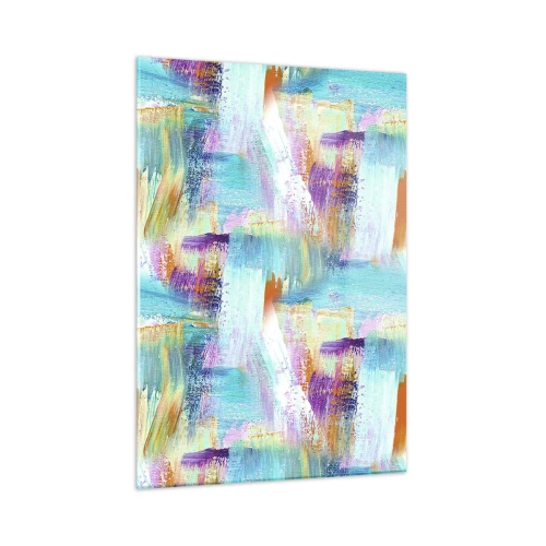 Tablou pe sticlă - Mâzgălire veselă - 50x70 cm