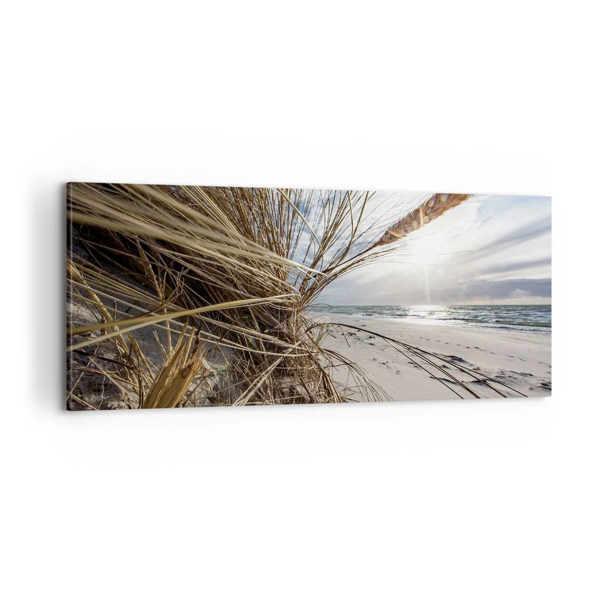 Tablou pe pânză - O întâlnire a elementelor - 100x40 cm