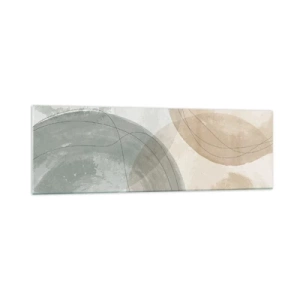 Tablou pe sticlă - Întrepătrunderea lumilor - 160x50 cm