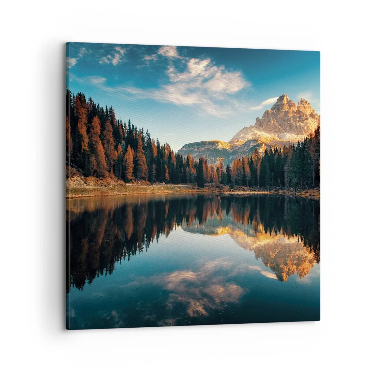 Tablou pe pânză - Peisaj dublat - 50x50 cm