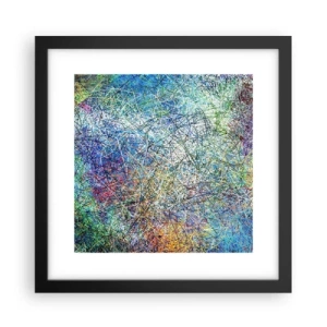 Poster în ramă neagră - Nu este atât de simplu - 30x30 cm