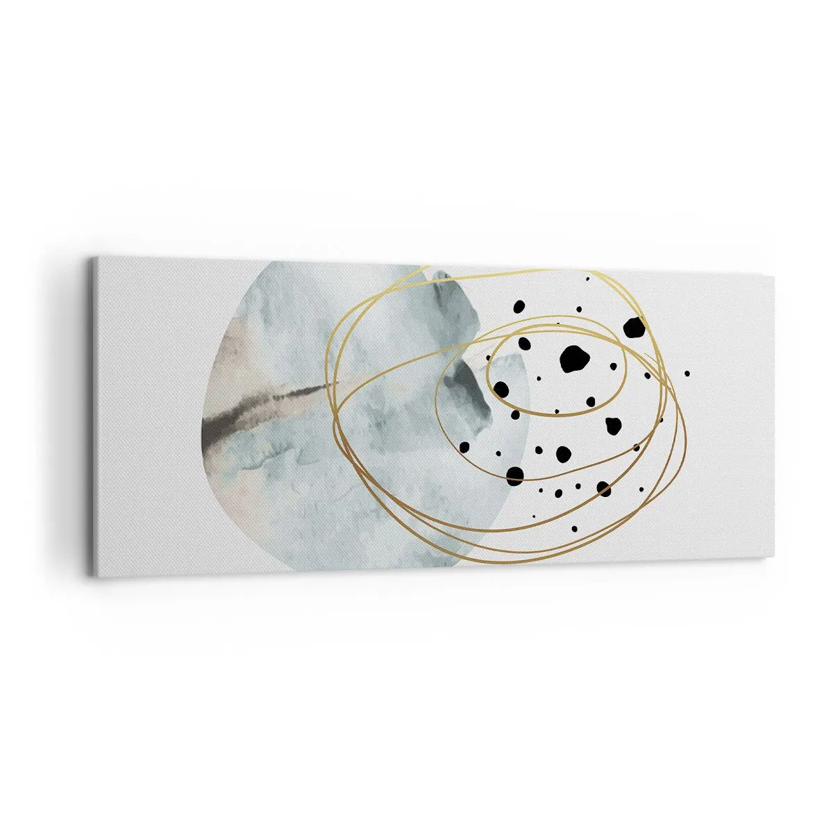 Tablou pe pânză - În îmbrățișarea spațiului - 120x50 cm