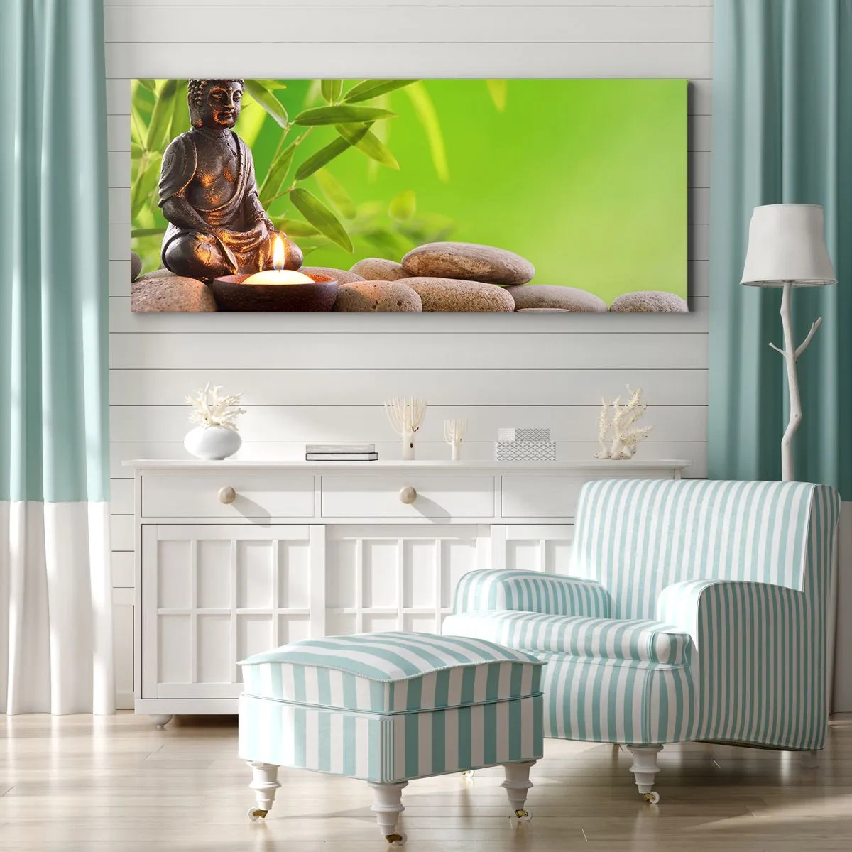 Tablou pe pânză - Viața este frumoasă - 90x30 cm