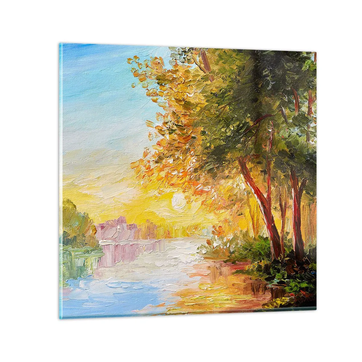 Tablou pe sticlă - Et in Arcadia ego - 60x60 cm