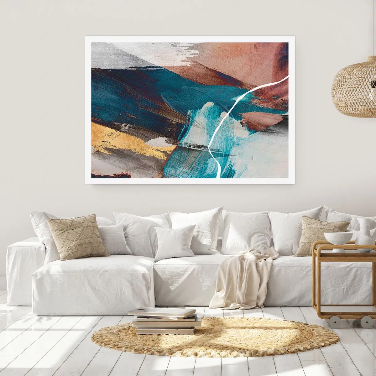 Poster - Cu fler și energie - 100x70 cm