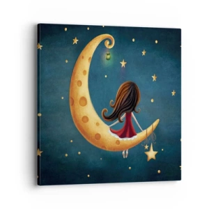 Tablou pe pânză - A fost odată ca niciodată... - 40x40 cm