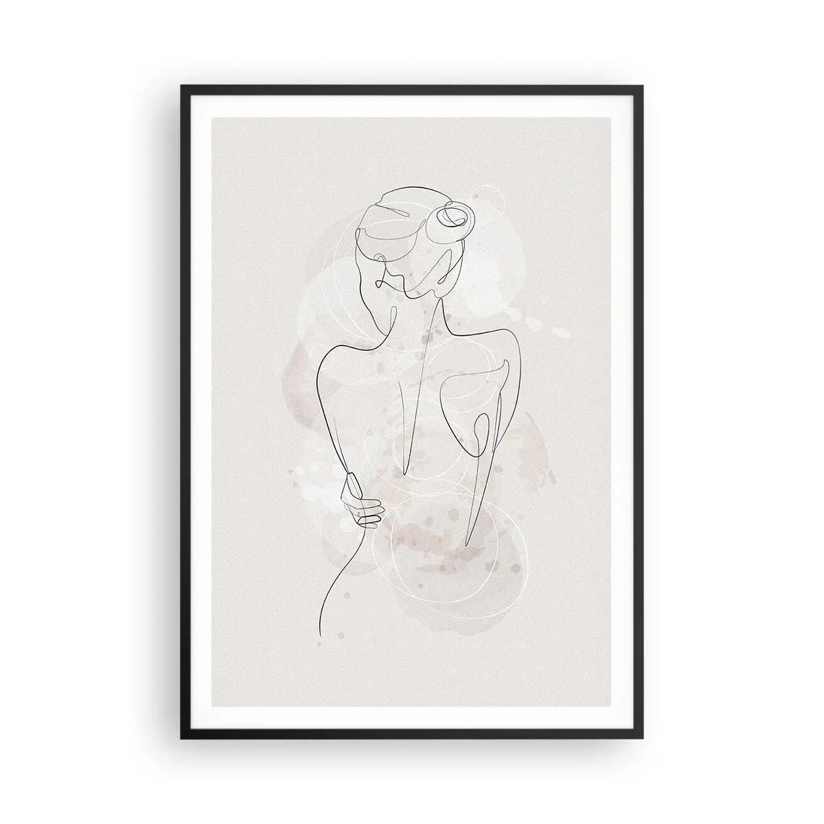 Poster în ramă neagră - Ca un instrument sensibil - 70x100 cm