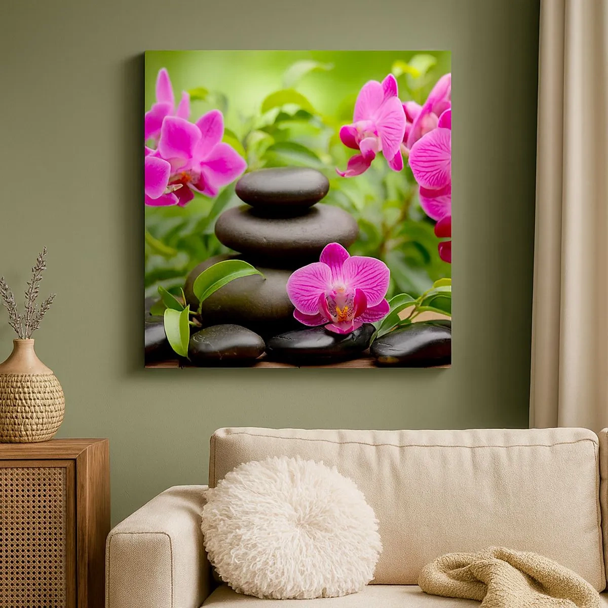 Tablou pe pânză - Piramida de liniște - 30x30 cm