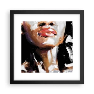 Poster în ramă neagră - Mândrie fără prejudecăți - 30x30 cm
