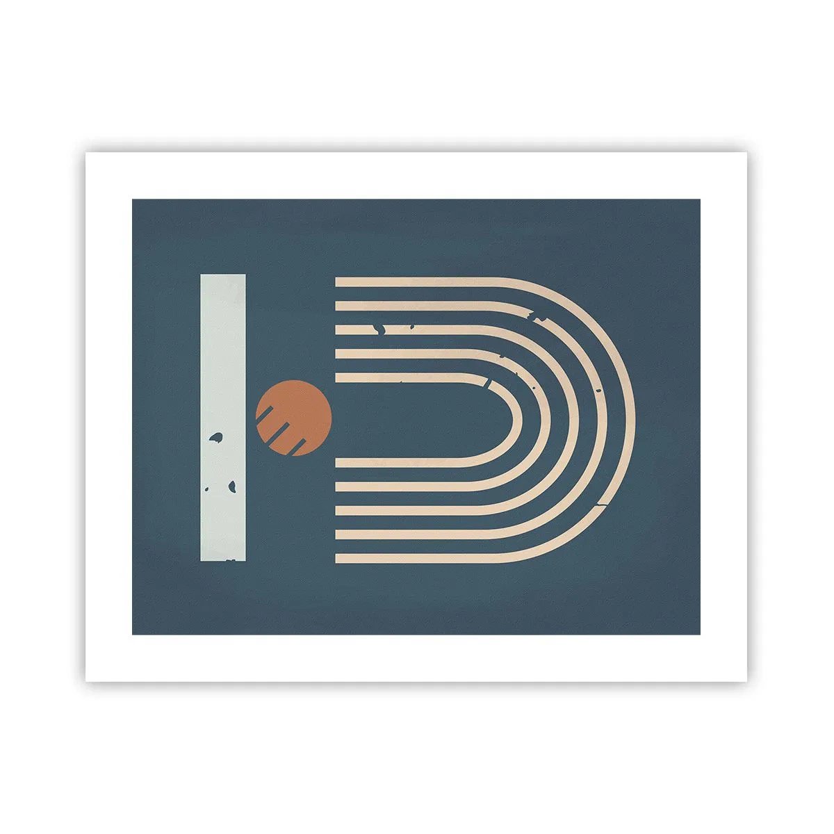 Poster - Geometrie în funcție de rodie - 50x40 cm