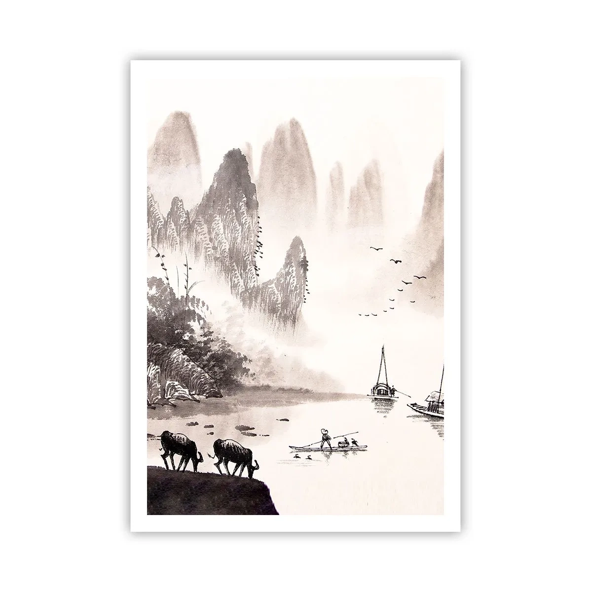 Poster - Viața exotică de zi cu zi a Estului - 70x100 cm