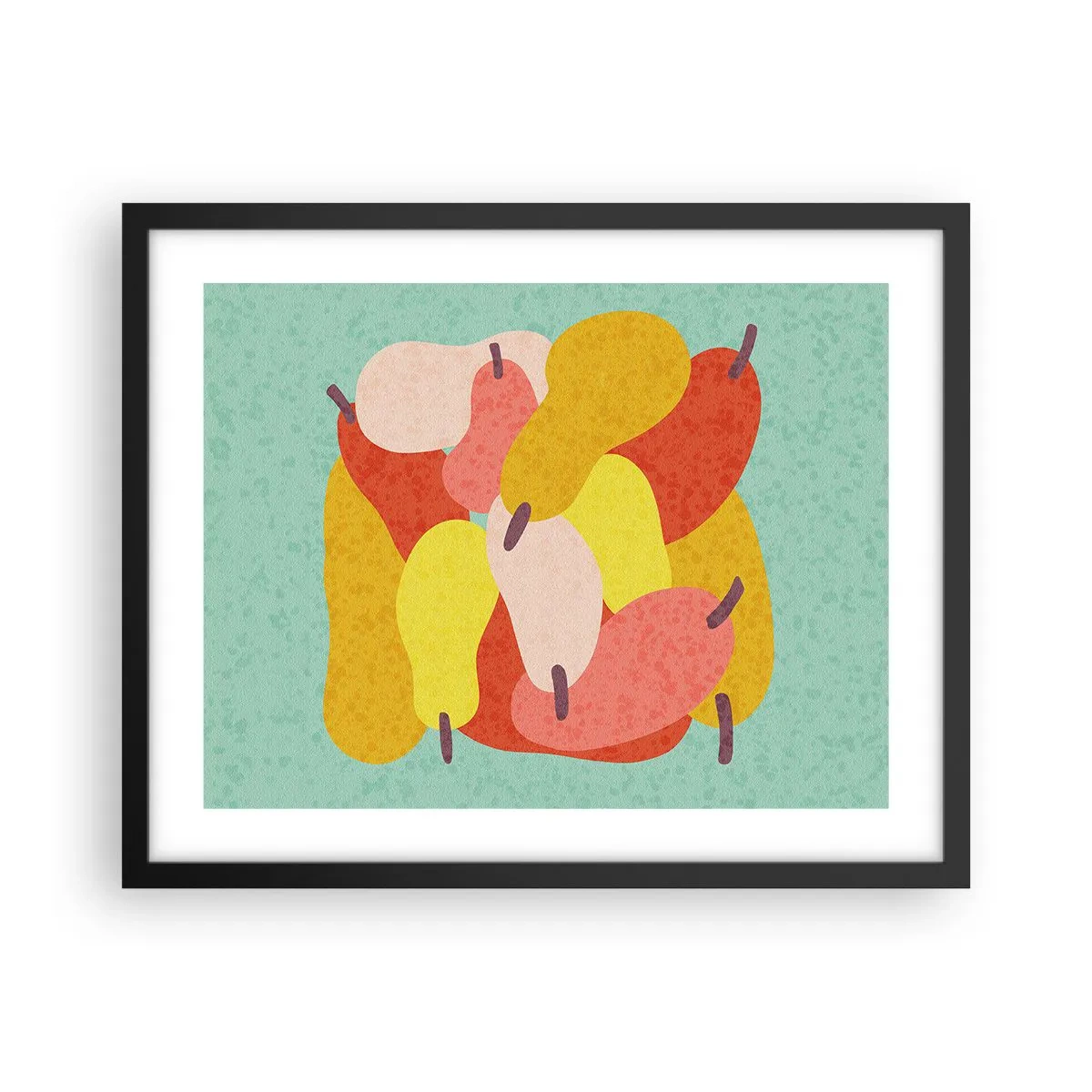 Poster în ramă neagră - Gustă soarele de vară - 50x40 cm