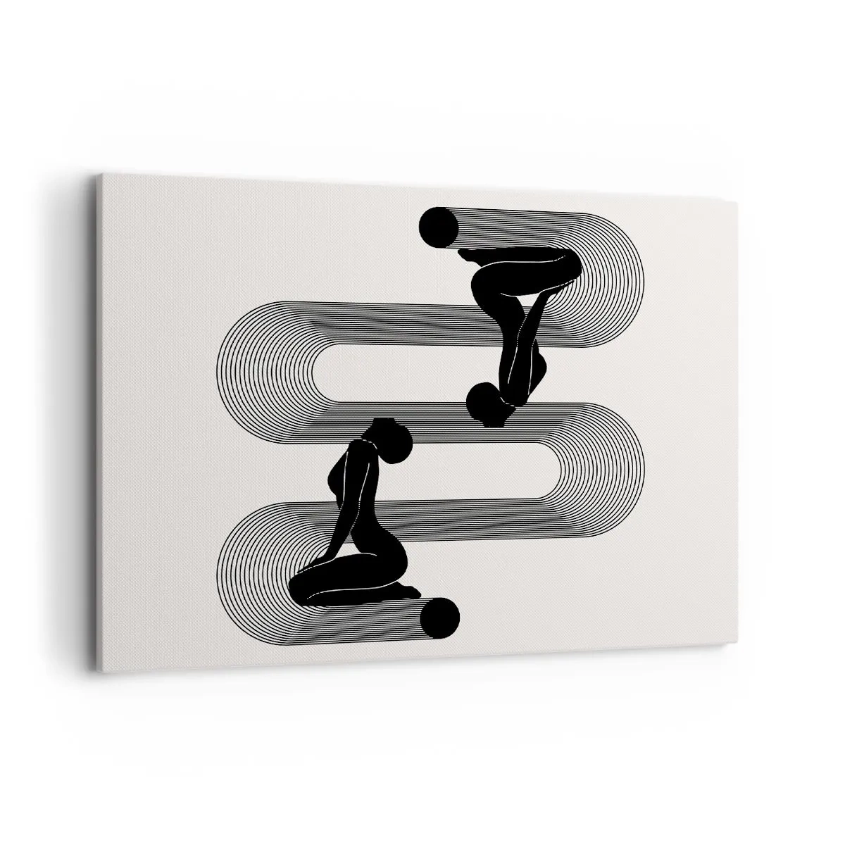 Tablou pe pânză - Simetrie senzuală - 100x70 cm