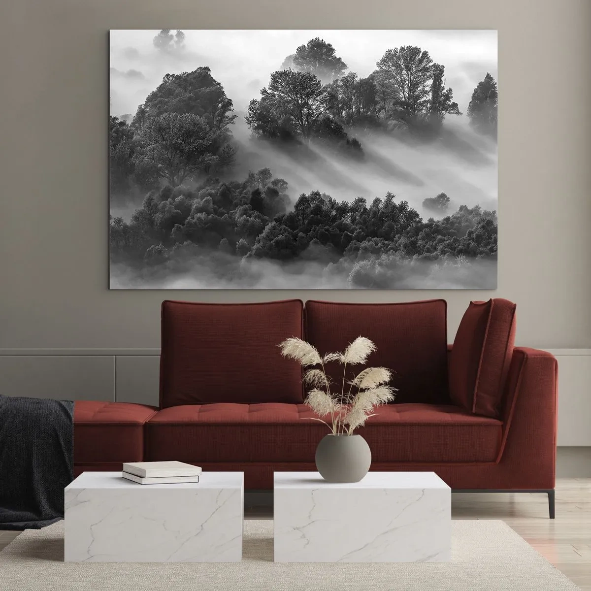 Tablou pe sticlă - Trezindu-se din somn - 120x80 cm