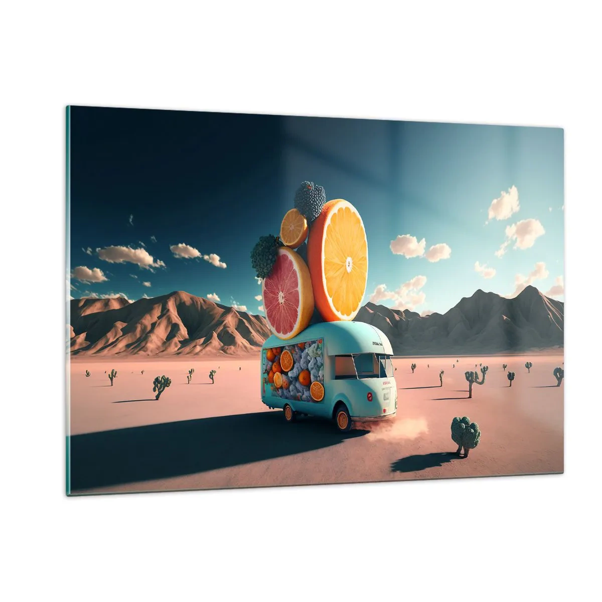 Tablou pe sticlă - Gustul vacanței - 120x80 cm