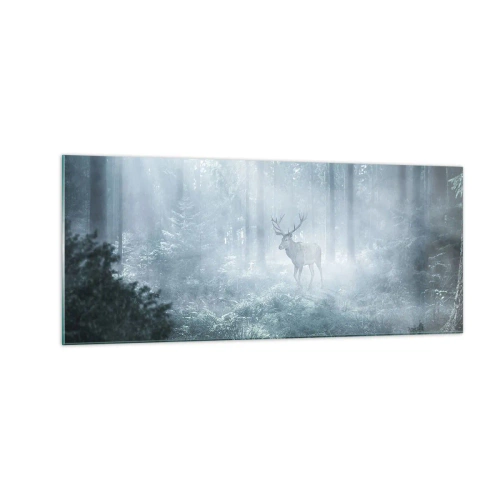 Tablou pe sticlă - Plimbarea de dimineață prin regat - 100x40 cm