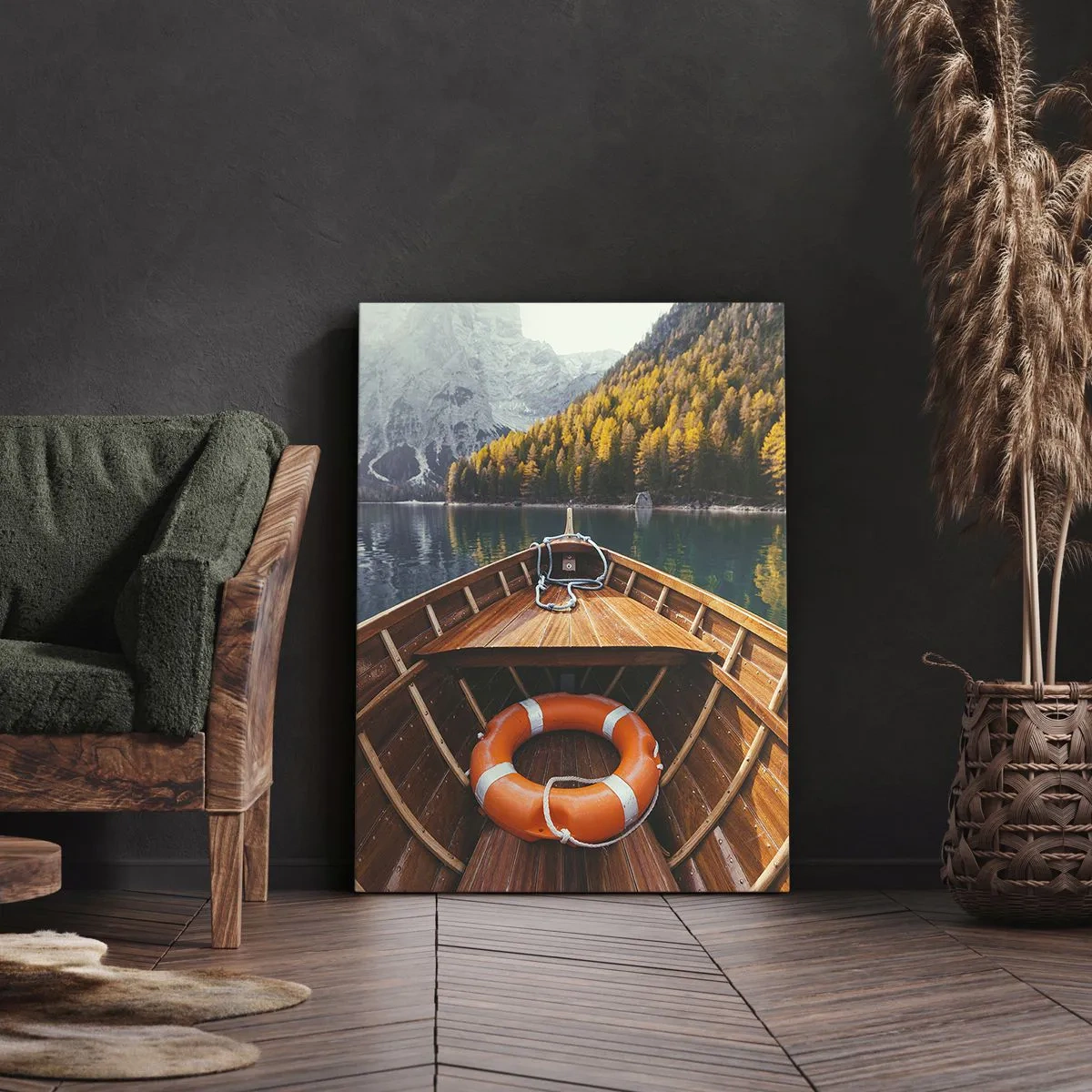 Tablou pe pânză - Excursie pe munte - 50x70 cm